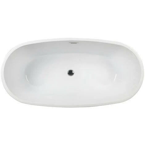 Vasca Da Bagno Freestanding Di Design 200L 150x72x58 Cm Bianco - DOMINIKA 5 Vasca Da Bagno Freestanding Di Design 200L 150x72x58 Cm Bianco - DOMINIKA - immagine 5