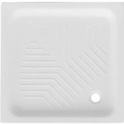 PIATTO DOCCIA QUADRATO IN CERAMICA DIANHYDRO Cm 70 X 70 H. 10