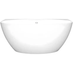 Vasca Da Bagno Semi Freestanding Ovale 197 L 151 X 94 X 60 Cm Bianco Acrilico - PAGRUS -Stile Bagno 59966914 5