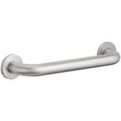 Maniglione Bagno Disabili, Barra Di Ausilio Dritta, 350mm, Diametro Ø 32mm, Acciaio Inox 304 Satinato - THIRARD