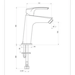 Jacuzzi Rubinetteria Lucente Set Miscelatori Lavabo Medio E Bidet Per Piletta Click Clack -Stile Bagno 60149127 4