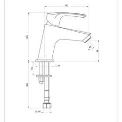 Jacuzzi Rubinetteria Lucente Set Miscelatori Lavabo Medio E Bidet Per Piletta Click Clack -Stile Bagno 60149127 5