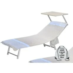 TELO MARE Fouta LETTINO ALVIN BEIGE In Cotone BEDDY BEACH © CON TASCHE MISURA CM. 75 X 195 E Zaino SPIAGGIA