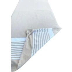 TELO MARE Fouta LETTINO ALVIN BEIGE In Cotone BEDDY BEACH © CON TASCHE MISURA CM. 75 X 195 E Zaino SPIAGGIA -Stile Bagno 60447194 3