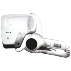 Trade Shop - Asciugacapelli Phon Da Parete A Muro Albergo Hotel Per Bagno Alberghi Spogliatoi -Stile Bagno 60667253 3