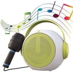 Trade Shop - Cassa Bluetooth Altoparlante Karaoke Con Microfono Aux Usb Micro Sd Q-yx500