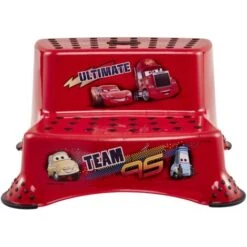 KEEEPER Scaletta A Due Gradini Cars, Da 3 A 14 Anni Circa, Funzione Antiscivolo, Igor, Rosso Ciliegia -Stile Bagno 61349908 4