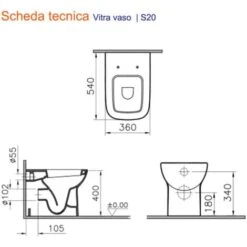 Wc E Bidet S20 Vitra -Stile Bagno 62657274 4