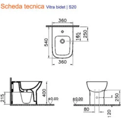 Wc E Bidet S20 Vitra -Stile Bagno 62657274 5