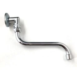 Rubinetto Canna A Muro Girevole Completa