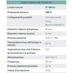 SFA SANICONDENS CLIM MINI NEW SILENCE Pompa Per Acqua Di Condensa Per Condizionatore/split SCONCLIMS -Stile Bagno 63737283 5