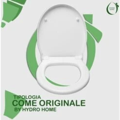 Copriwater Panorama GSI Termoindurente Soft Close Bianco Come Originale -Stile Bagno 63870209 4