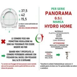 Copriwater Panorama GSI Termoindurente Bianco Come Originale -Stile Bagno 63870236 3