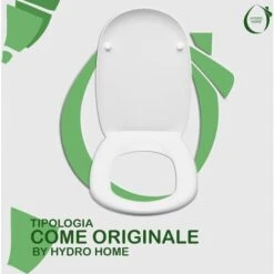 Copriwater Easy Pozzi Ginori Termoindurente Bianco Come Originale -Stile Bagno 63870318 4