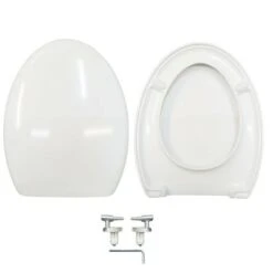 Copriwater Dahlia Dolomite Termoindurente Avvolgente Bianco