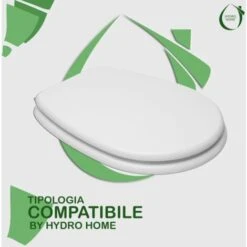 Copriwater Liuto Ideal Standard Legno Verniciato Bianco I.S. Economico -Stile Bagno 63870750 3