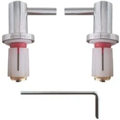 Pozzi Ginori Kit Cerniere Cromo Per Sedili Copriwater