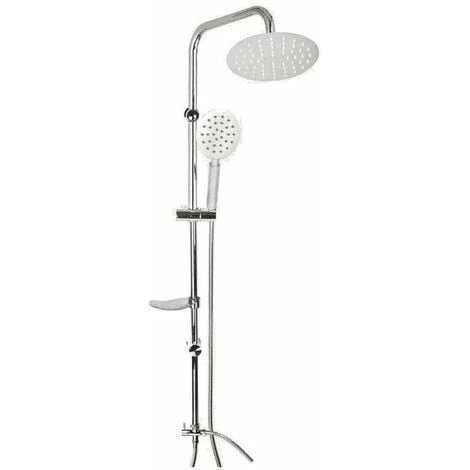 Asta Saliscendi Cromata Colonna Doccia Soffione Fisso Doccetta Set Doccia 69124 1 Asta Saliscendi Cromata Colonna Doccia Soffione Fisso Doccetta Set Doccia 69124
