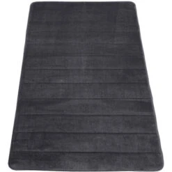 Paco Home Tappeto Bagno Tappetino Da Bagno Zerbino Morbido Memory Foam 3D Antracite, 50x80 Cm -Stile Bagno 64010524 5