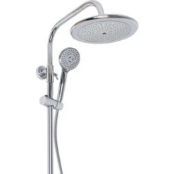 Colonna Bagno Doccia Acciaio Soffione Ø 25cm Doccetta 3 Funzioni Cigno -Stile Bagno 64661566 3
