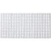 Tappeto Doccia Antiscivolo 40 X 80 In Plastica Bianco