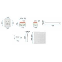 Set Doccia Da Incasso Rea FENIX DAVIS GOLD BOX -Stile Bagno 65182773 5