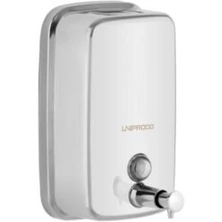 Dispenser Sapone Liquido A Muro 800 Ml Dosatore Ricaricabile In Acciaio Inox