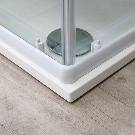 BOX DOCCIA QUADRATO 80X80 VETRO CON SERIGRAFIA E PROFILI BIANCHI VENERE 5 BOX DOCCIA QUADRATO 80X80 VETRO CON SERIGRAFIA E PROFILI BIANCHI VENERE - immagine 5