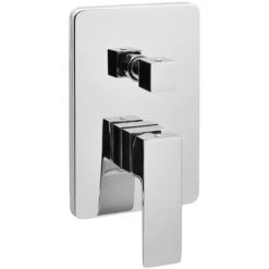 Miscelatore Doccia Incasso Con Deviatore Cromato Serie Kubo