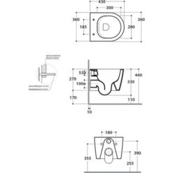 Sanitari Sospesi Ceramica Globo Forty3 Cm 43 WC + BIDET + SEDILE SOFT CLOSE -Stile Bagno 6639497 4