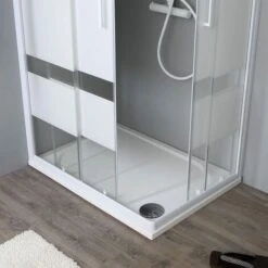 BOX DOCCIA 70X90 CRISTALLO SERIGRAFATO 4 MM PREZZO ECONOMICO VENERE -Stile Bagno 6653938 3