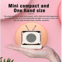 Altoparlante Bluetooth Retrò Mini Scheda Subwoofer Wireless (nero) -Stile Bagno 67002182 3