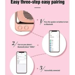 Altoparlante Bluetooth Retrò Mini Scheda Subwoofer Wireless (nero) -Stile Bagno 67002182 4