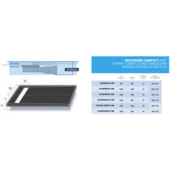 Piatto Doccia Piastrellabile Compatto Con Canale 100 X 100 Cm X 67 Mm -Stile Bagno 67403342 5