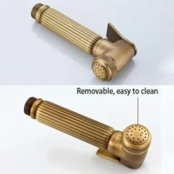 Kit Spruzzatore WC, Spruzzatore Bidet In Ottone, Spruzzatore Bidet Portatile A Parete, Spruzzatore Bidet WC -Stile Bagno 67408222 5