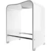 Schulte Sgabello Da Bagno Ergonomico Con Piedi Antiscivolo, 39 X 27 X 47 Cm, Bianco