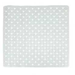 Trade Shop - Tappeto Tappetino Bianco Antiscivolo Per Vasca Da Bagno Doccia 52 X 52 Cm 79756