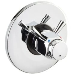 Miscelatore Doccia Incasso Temporizzato A Pulsante MCM In Ottone Cromo