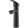 Rubinetto Per Lavabo Ottone/zinco, Nero, Acqua Calda-fredda, Tubi Flessibili, Bocca Bassa, Leva Singola [QLI-FA-SS01] (QLI-FA-SS01)