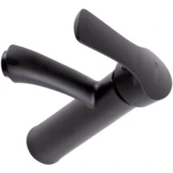 Rubinetto Per Lavabo Ottone/zinco, Nero, Acqua Calda-fredda, Tubi Flessibili, Bocca Bassa, Leva Singola [QLI-FA-SS01] (QLI-FA-SS01) -Stile Bagno 67649517 4