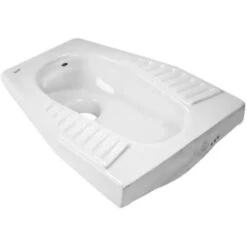 Vaso Alla Turca In Ceramica Bianco