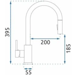 Rubinetto Da Cucina Rea Fresh Brush Steel -Stile Bagno 69479528 5