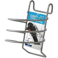 Porta Phon A Spirale In Acciaio Satinato Con Gancio Per Asta Porta Asciugamani