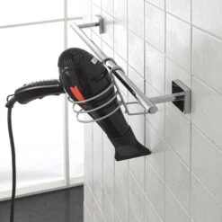 Porta Phon A Spirale In Acciaio Satinato Con Gancio Per Asta Porta Asciugamani -Stile Bagno 6955808 3