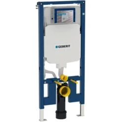 Geberit Duofix, Modulo Di Montaggio Extra Piatto 114 Cm UP720, Salvaspazio, Con Cassetta Sigma A Incasso 8 Cm (111.796.00.1)