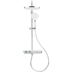 Swiss Aqua Technologies Colonna Doccia Con Miscelatore Termostatico E Soffione XXL Da 255 Mm, Cromata (SATSSTPBCH) -Stile Bagno 69647896 3