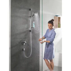 Hansgrohe Set Miscelatore Termostatico Ecostat + Set Doccia Crometta Vario Con Portasapone (13211000-Crometta2) 8 Hansgrohe Set Miscelatore Termostatico Ecostat + Set Doccia Crometta Vario Con Portasapone (13211000-Crometta2) -Stile Bagno 69647898 4