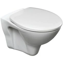 Cersanit Fayans S-line Pro WC Sospeso + Sedile, Bianco (S-LinePro)