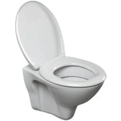 Cersanit Fayans S-line Pro WC Sospeso + Sedile, Bianco (S-LinePro) -Stile Bagno 69648181 3