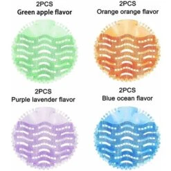 Set Di 8 Filtri Per Orinatoio Blu, Verde, Viola, Arancione -Stile Bagno 69715211 3